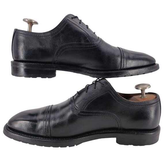 Allen Edmonds Westwood Mens size 10 Black Leather Dress Shoes Captoe Oxfords USA - Picture 6 of 13